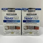 Rust-oleum Neverwet Water Repellent Treatment Frosted 2 Pack. Fixed Price $8.00.