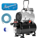 Dual Action Airbrush Compressor Kit 1/5HP 110 120V Paint System For Art. Fixed Price $74.97.
