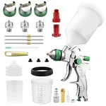 Hvlp Spray Gun 1.4/1.7/2.0MM With Disposable Cup For Car Painting. Fixed Price $37.99.
