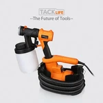 Paint Sprayer, Tacklife Hvlp 1100ML/MIN,800W Gun, With X 1200ML Replacea. Fixed Price $39.99.