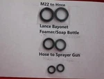 O-ring Kit For Ar Blue Clean BC111HS Electric Pressure WASHER-1600 Psi, 1.7 Gpm. Fixed Price $11.99.
