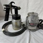 Vtg Thomas Industries Sprayit 400 Portable Paint Sprayer + Gun Hose Read. Fixed Price $44.98.