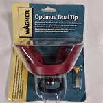 Wagner Optimus Dual Tip Paint Sprayer Nozzle Medium Thick Materials Fan Pattern. Fixed Price $9.95.