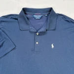 Polo Golf Ralph Lauren Mens Xxl Navy Blue Performance Rl Paint Flag. Fixed Price $23.00.