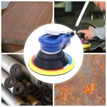 6'' Air Palm Orbital Sander Random Hand Sanding Pneumatic Round 10000RPM Usa. Fixed Price $49.03.