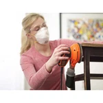 BDERO600 - 2.4 Amp 5 In. Electric Random Orbit Sander Black+decker. Fixed Price $56.00.