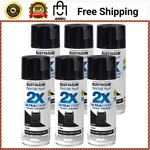 Rust-oleum Painter's Touch 2X Gloss Black Spray 12OZ 6-PACK Indoor/outdoor. Fixed Price $47.99.