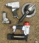 Old Heavy Duty Air Sander Chicago Pneumatic CP-777 Vaper Impact + Others Parts. Fixed Price $49.99.