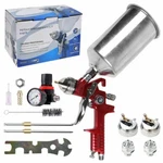 Hvlp Air Paint Spray Gun Kits 1.4/1.7/2.0MM Gravity Feed Car Auto Primer Nozzles. Fixed Price $28.49.