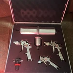 Hvlp Spray Gun Kit With 1.4MM, 1.7MM, 2.0MM Nozzles 600CC Cup For Car Primer. Fixed Price $200.00.