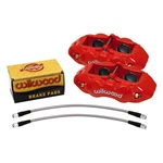 Wilwood For Chevy Corvette C2/C3 1965-1982 Caliper Brake Kit D8-4 Front Red. Fixed Price $1074.34.