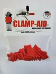 Hose Clamps End Caps Covers 20 Pk Red 1/2" Clamp-aid Guards Sleeves Safety. Fixed Price $6.49.