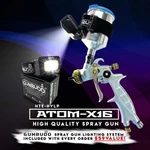 Atom X16 Hvlp Mini Auto Paint Spray Detail/spot Repair Tool + Gunbudd. Fixed Price $139.95.