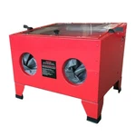 25 Gallon Sandblaster Abrasive Cabinet W/ Gun/ Nozzles/ Gloves/ Hose. Fixed Price $114.15.