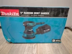 Makita BO5030K 5" Random Orbit Sander With Tool Case New Open Box. Fixed Price $89.99.