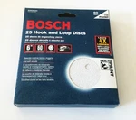 25 Bosch 6" Hook Loop Hole Sanding Discs 60 Grit 4X Orbital Sander SR6W062. Fixed Price $17.99.