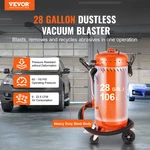 28 Gallon Dustless Sand Blaster W/ 1200W Vacuum Abrasive Recycling 110 Psi. Fixed Price $437.99.