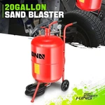 60-110PSI 20 Gallon Protable Tank Sand Blaster Air Compressors W/ Wheels. Fixed Price $160.61.