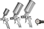 4 Piece Hvlp Air Powered Gravity Feed Fed And Pot Gun Paint Sprayer Set. Fixed Price $144.89.
