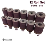 Drum Sander Sanding Wraps/rolls, Jet/performax 22-44, Plus /pro, 12 Pc Set. Fixed Price $99.99.