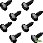 Black Oxide Stainless Steel License Plate Screws, 8-PACK. Fixed Price $14.50.