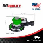 6 Pneumatic Random Orbital Air Sander With Vacuum-assisted Dust Extraction. Fixed Price $59.99.