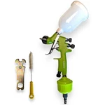 Lime Paint Spray Gun 0.8MM Hvlp With Inline Filter And Air Connector. Fixed Price $132.29.