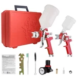 Hvlp Air Gravity Gun Set, Pcs Sprayer Paint Kit, 0.8MM 125ML & 1..... Fixed Price $53.55.