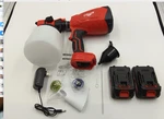 With 2 Batteries High Pressure Cordless Paint Sprayer Electric Hvlp Gun Us. Fixed Price $22.49.