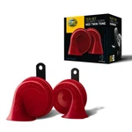 Hella Red Vehicle Trumpet Horns High Low Tone 110 Db Universal Kit. Fixed Price $45.79.