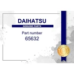 Genuine Daihatsu Rear Wheel House Plate Fr Multiple Part No. Set 65632-B. Fixed Price $47.30.